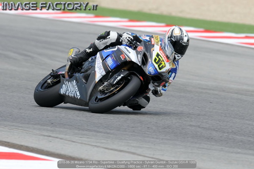 2010-06-26 Misano 1734 Rio - Superbike - Qualifyng Practice - Sylvain Giuntoli - Suzuki GSX-R 1000